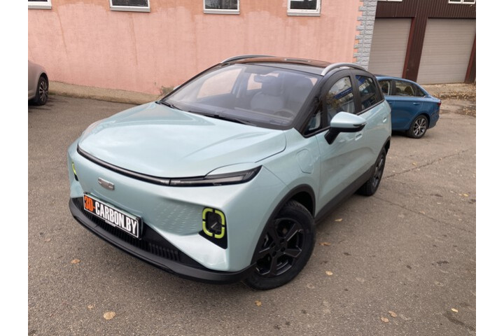 GEELY GEOMETRY E оклейка антигравийной полиуретановой пленкой в Минске