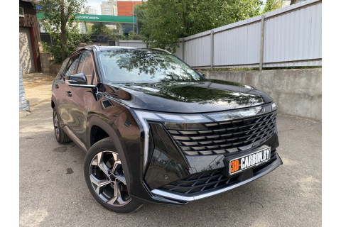 Geely Atlas NEW L оклейка антигравийной полиуретановой пленкой в Минске