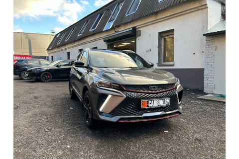Geely Coolray NEW оклейка антигравийной полиуретановой пленкой в Минске
