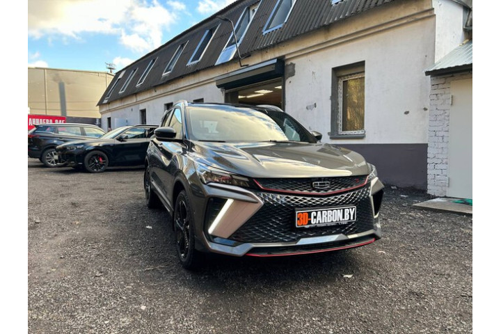 Geely Coolray NEW оклейка антигравийной полиуретановой пленкой в Минске