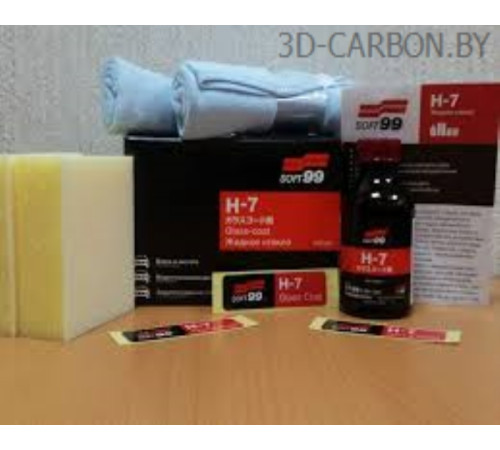 Покрытие для кузова жидкое стекло Soft99 H-7, 100 гр.