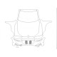 Резка лекал стандартных зон риска авто