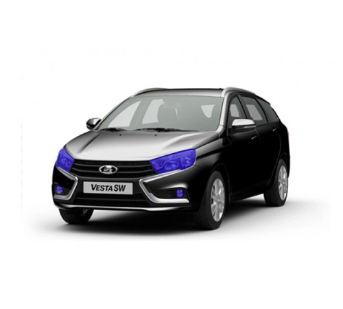 Lada Vesta Комплект пленки на фары + птф