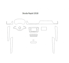 Лекала салона (Full) Skoda Rapid 2018