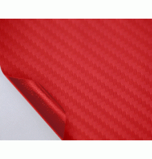 Пленка под карбон 3d Красная 1п.м. (100см х 152 см)